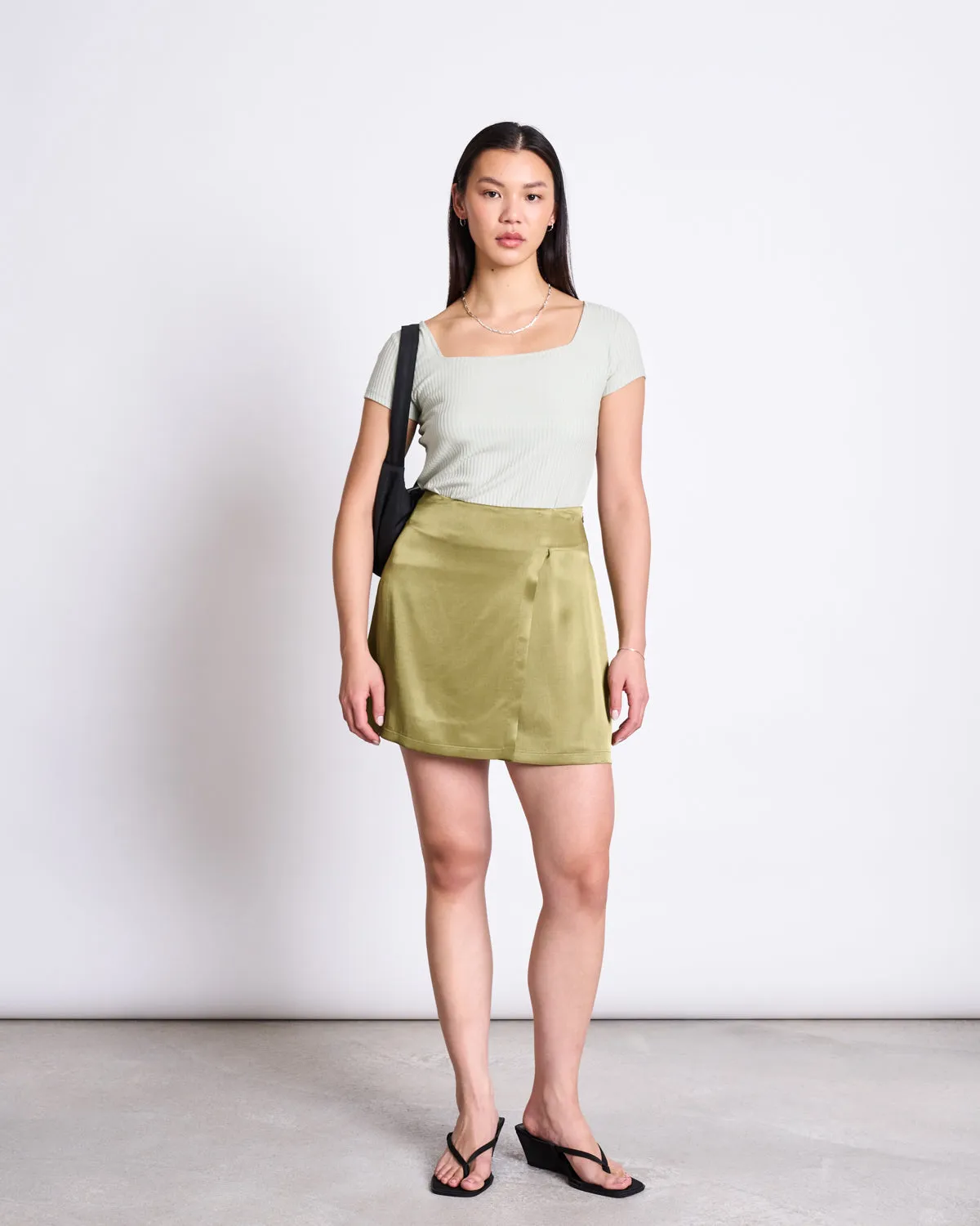 MINI SKIRT FILIO WOODY OLIVE sold by JAN 'N JUNE product image thumbnail 2