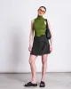 HIGH NECK RIB TOP HAV WOODY OLIVE GOTS sold by JAN 'N JUNE