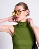 HIGH NECK RIB TOP HAV WOODY OLIVE GOTS sold by JAN 'N JUNE