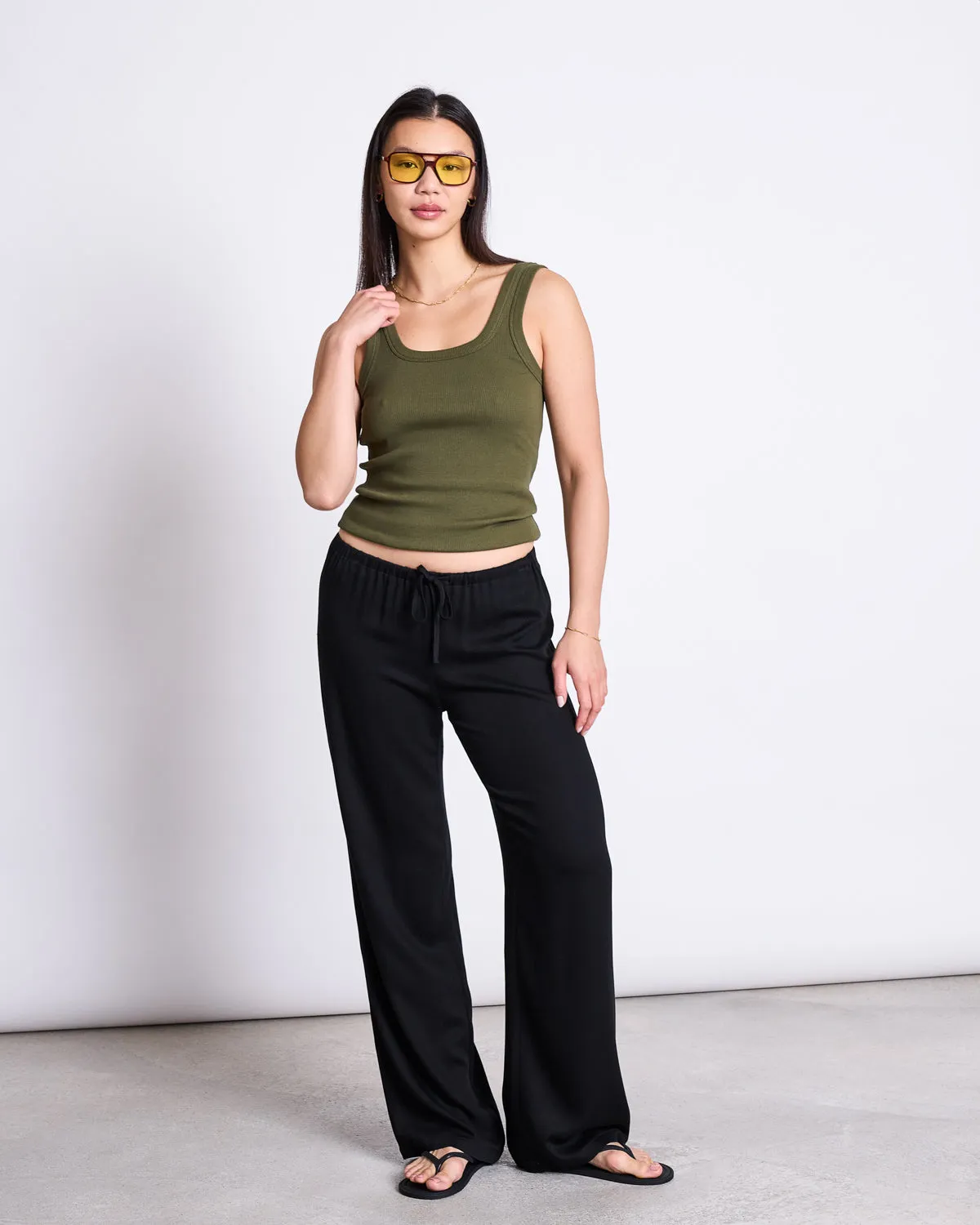 RIB TOP TALLI DARK OLIVE GOTS sold by JAN 'N JUNE product image thumbnail 3