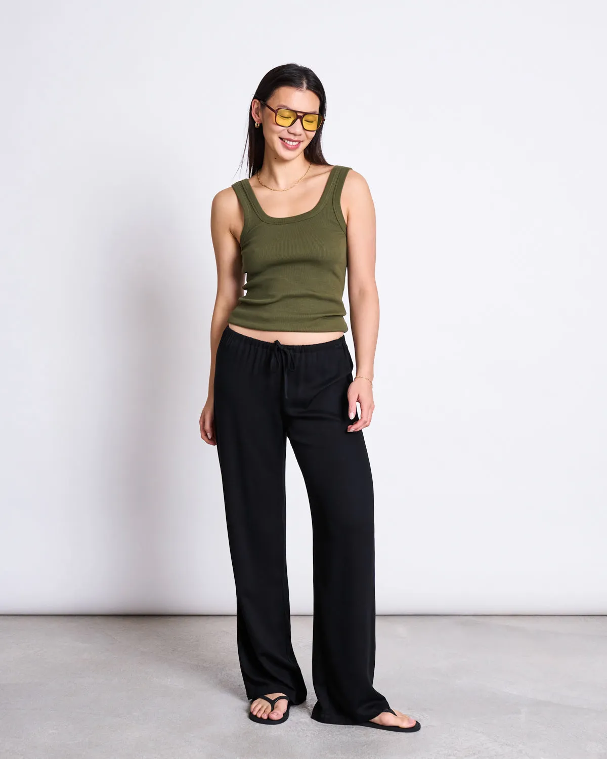 RIB TOP TALLI DARK OLIVE GOTS sold by JAN 'N JUNE product image thumbnail 2