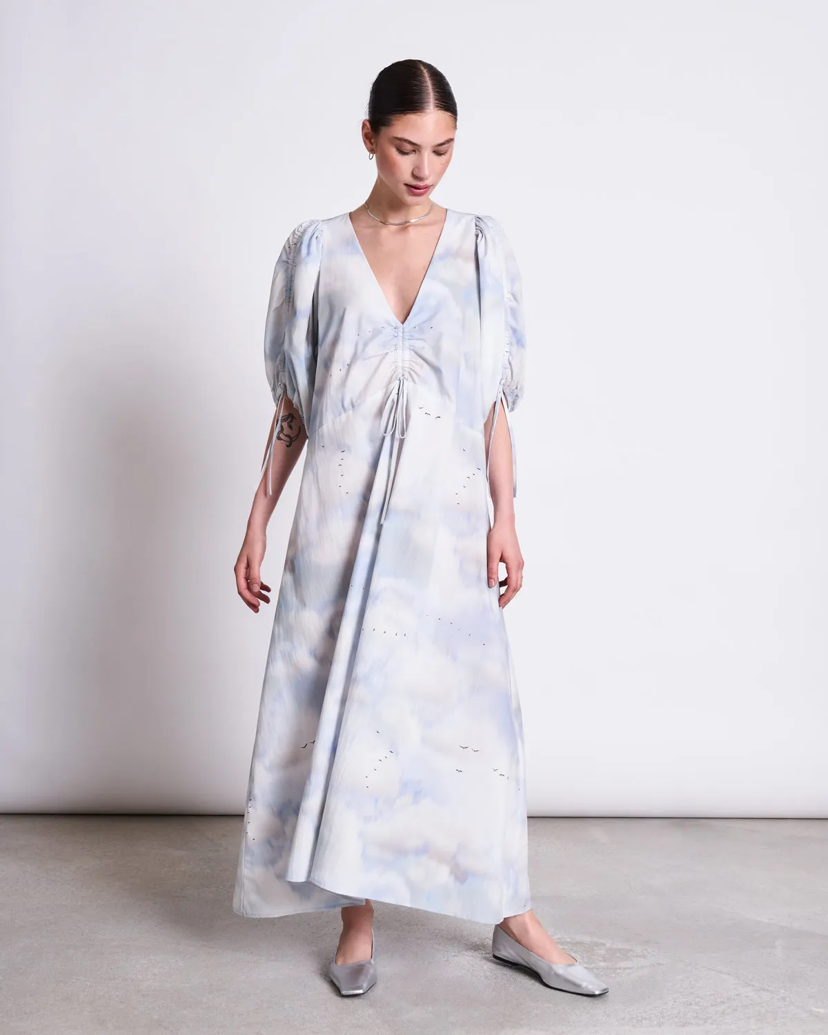 MAXI DRESS DANS CLOUD PRINT sold by JAN 'N JUNE product image thumbnail 2