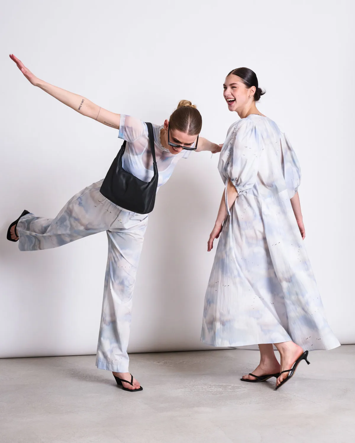 MAXI DRESS DANS CLOUD PRINT sold by JAN 'N JUNE product image thumbnail 3