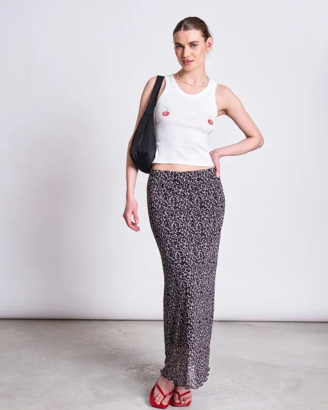 PRINTED TANK TOP AMAGER WHITE CHERRY sold by JAN 'N JUNE