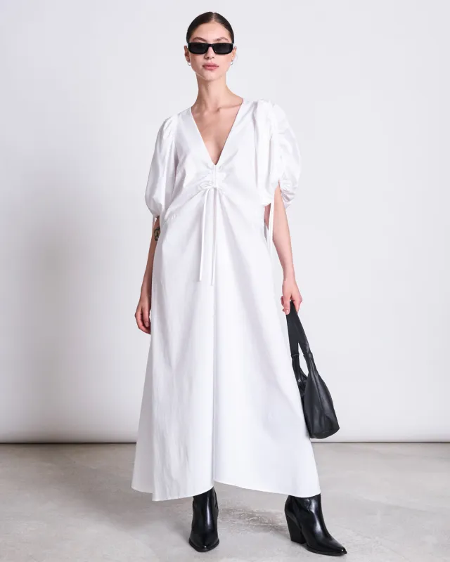 MAXI DRESS DANS WHITE sold by JAN 'N JUNE