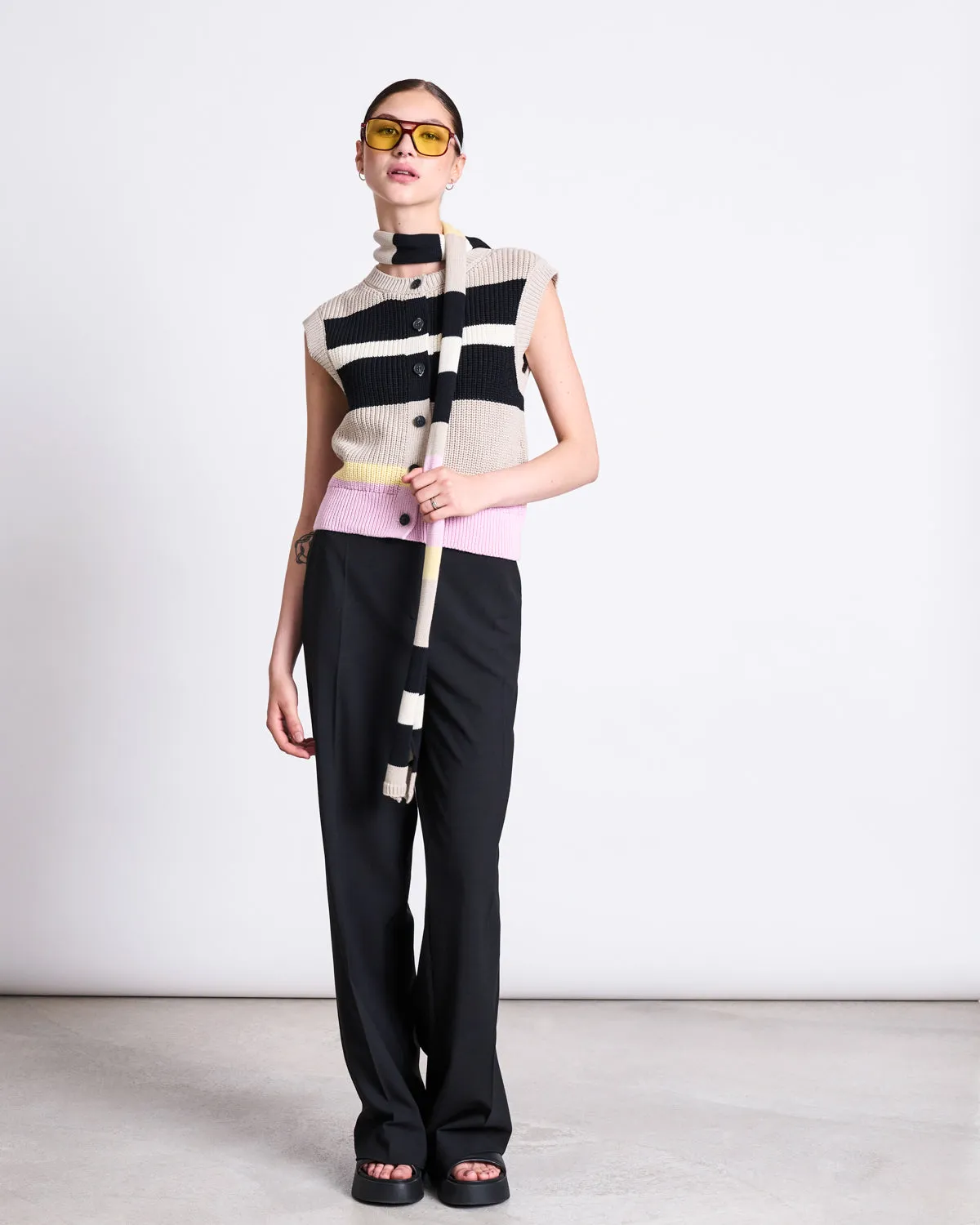 STRIPED VEST FRI MULTICOLOR GOTS sold by JAN 'N JUNE product image thumbnail 2