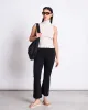 HIGH NECK RIB TOP HAV IVORY GOTS sold by JAN 'N JUNE