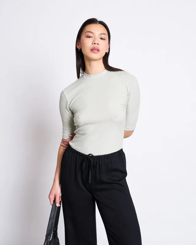 TENCEL™ LYOCELL RIB T-SHIRT NINA VINTAGE LACE sold by JAN 'N JUNE