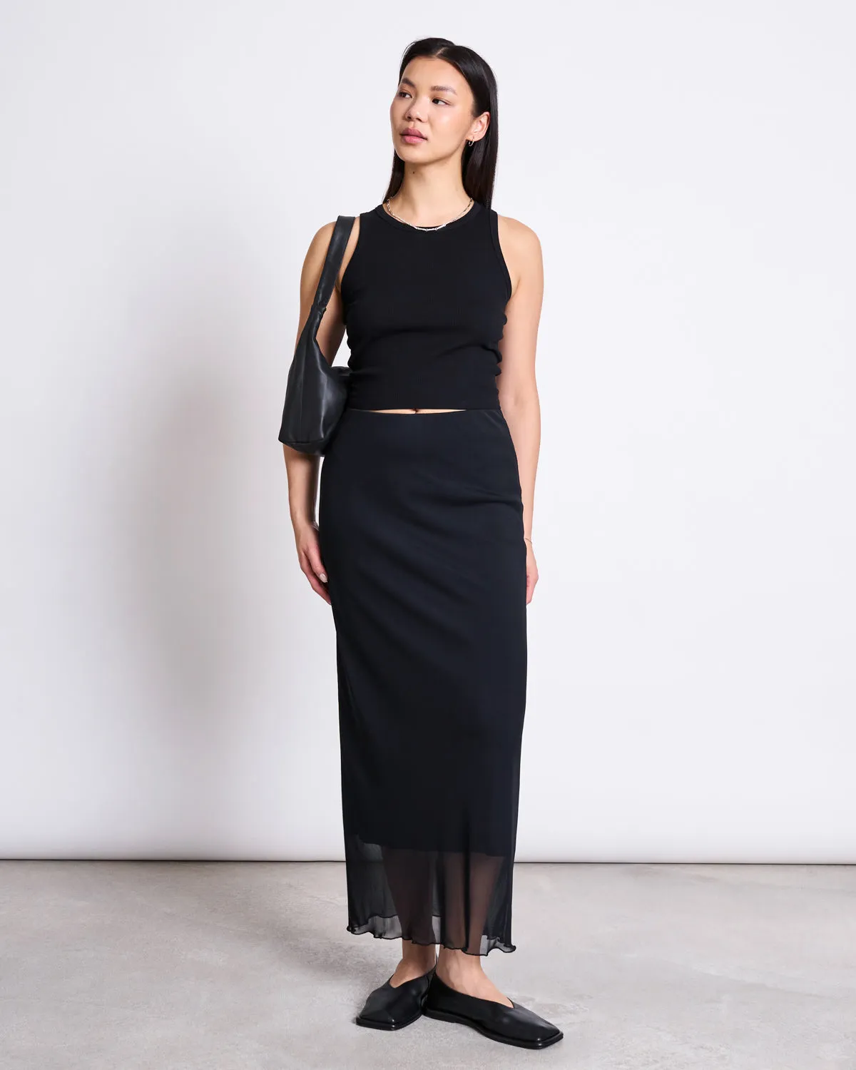 MESH MAXI SKIRT SMUK BLACK sold by JAN 'N JUNE product image thumbnail 3