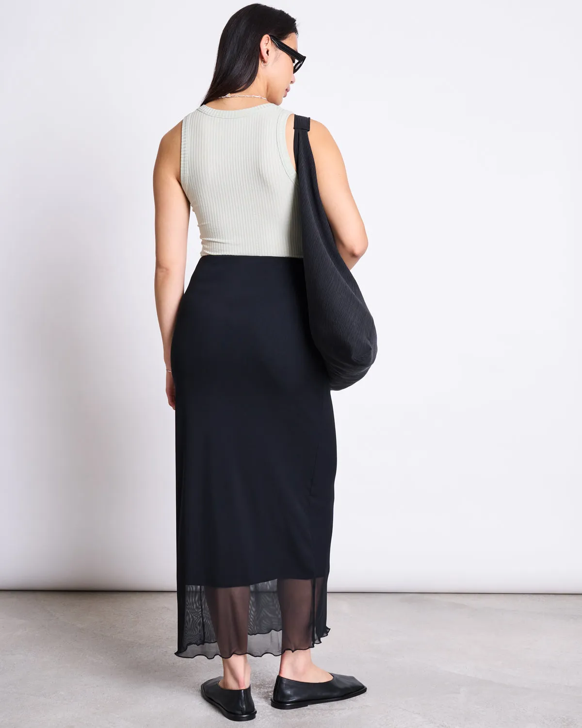 MESH MAXI SKIRT SMUK BLACK sold by JAN 'N JUNE product image thumbnail 2