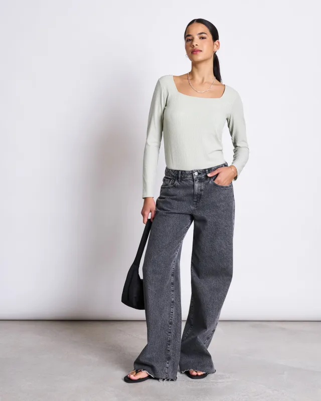 SQUARENECK LONGSLEEVE FRIA VINTAGE LACE sold by JAN 'N JUNE