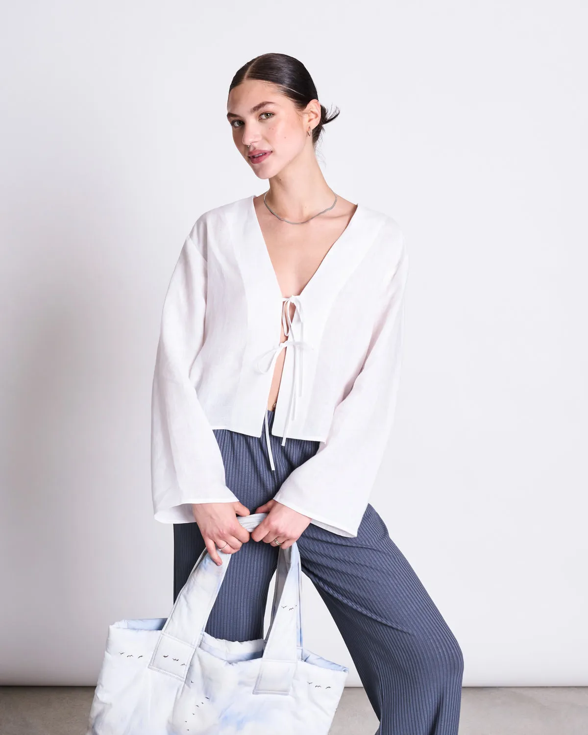 TENCEL™ LYOCELL RIB PANTS SMILLA TURBULENCE sold by JAN 'N JUNE product image thumbnail 2