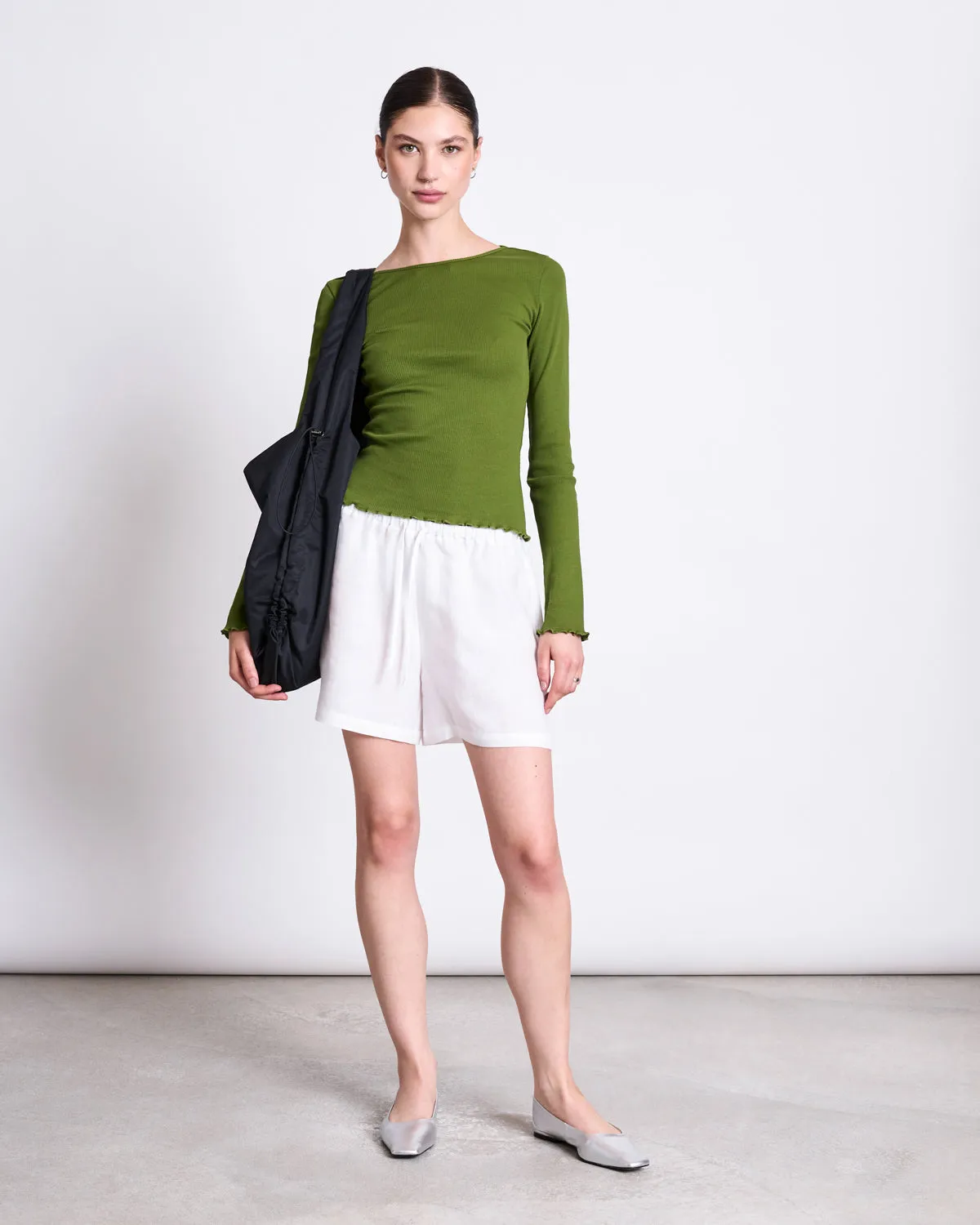 MINIRIB LONGSLEEVE AVERSA WOODY OLIVE GOTS sold by JAN 'N JUNE product image thumbnail 4