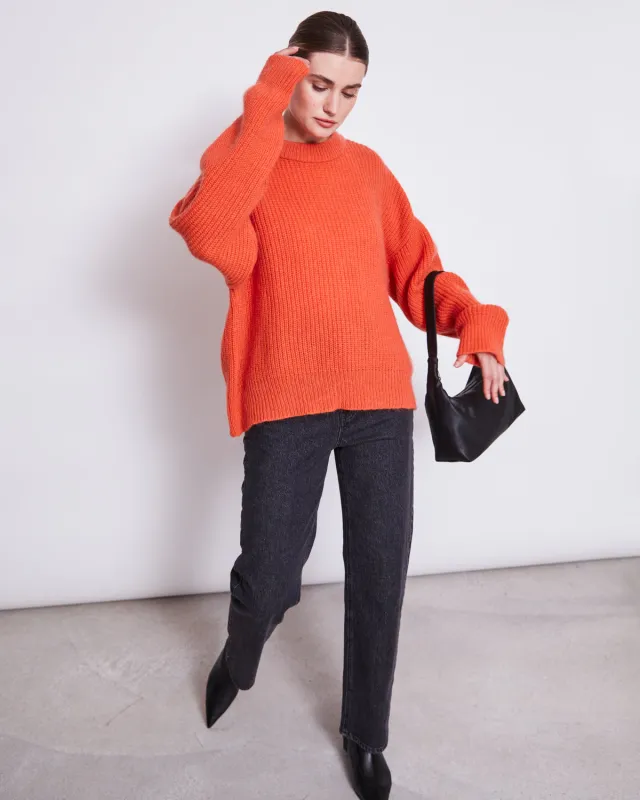WOOLY JUMPER ANI BRIGHT ORANGE sold by JAN 'N JUNE