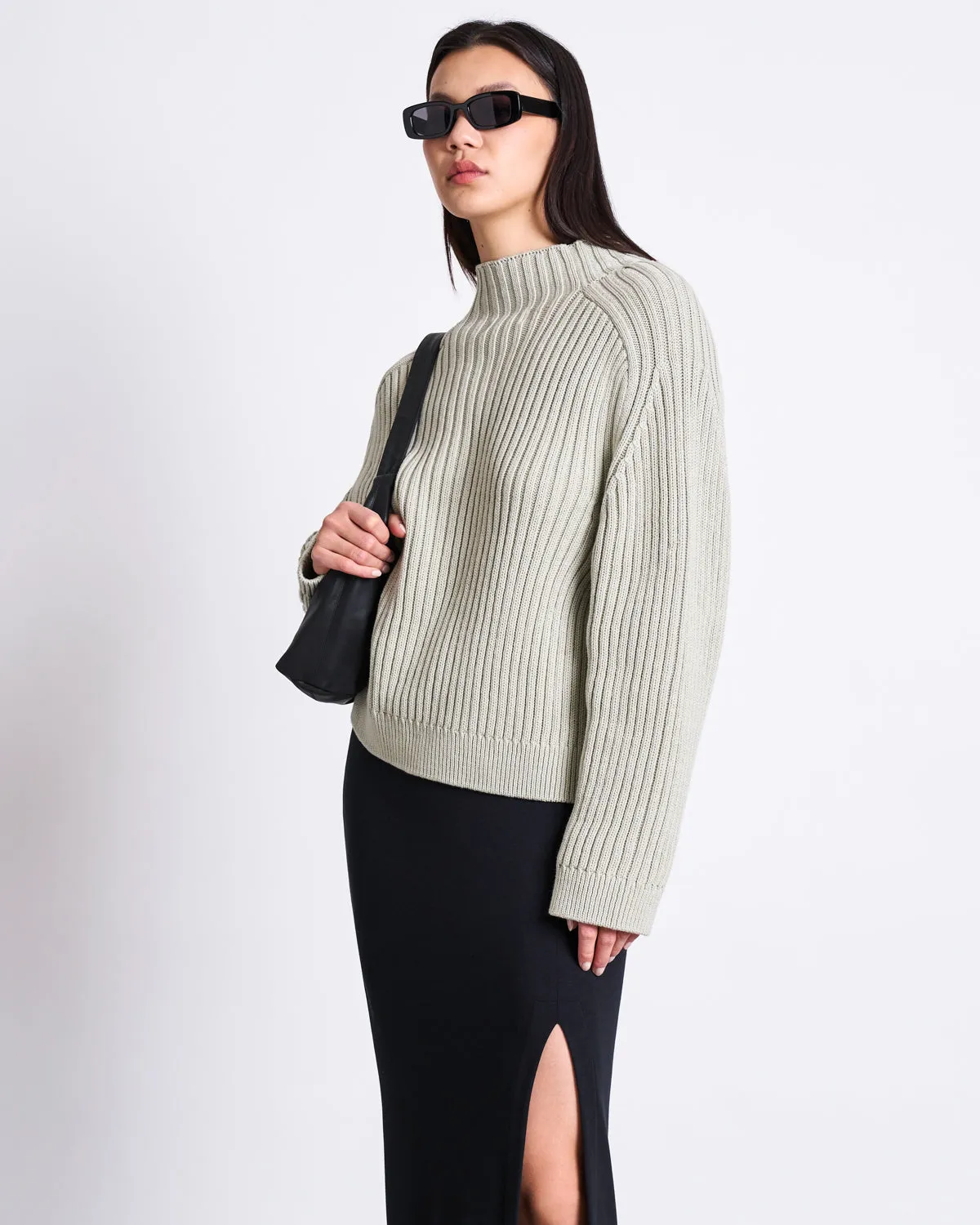 MOCK NECK SWEATER FJORD VINTAGE LACE GOTS sold by JAN 'N JUNE