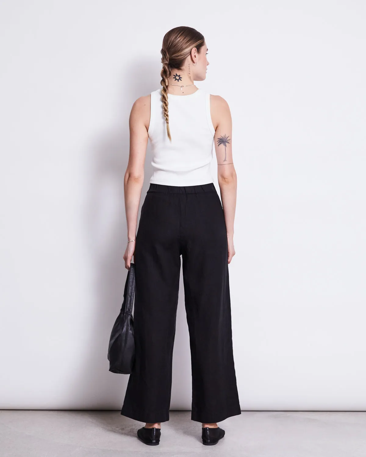 LINEN PANTS BEVEREN BLACK sold by JAN 'N JUNE product image thumbnail 3