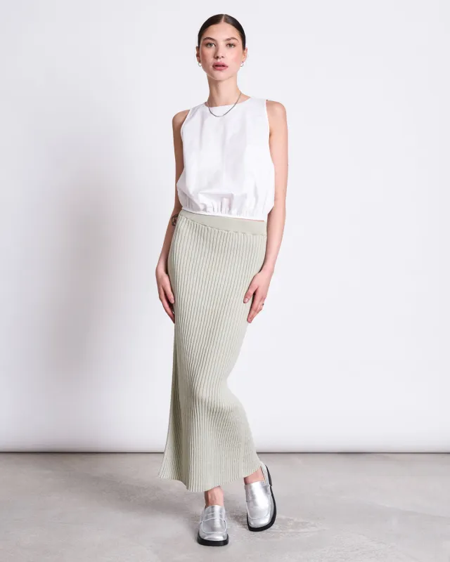 MIDI KNIT SKIRT EBBA VINTAGE LACE GOTS sold by JAN 'N JUNE