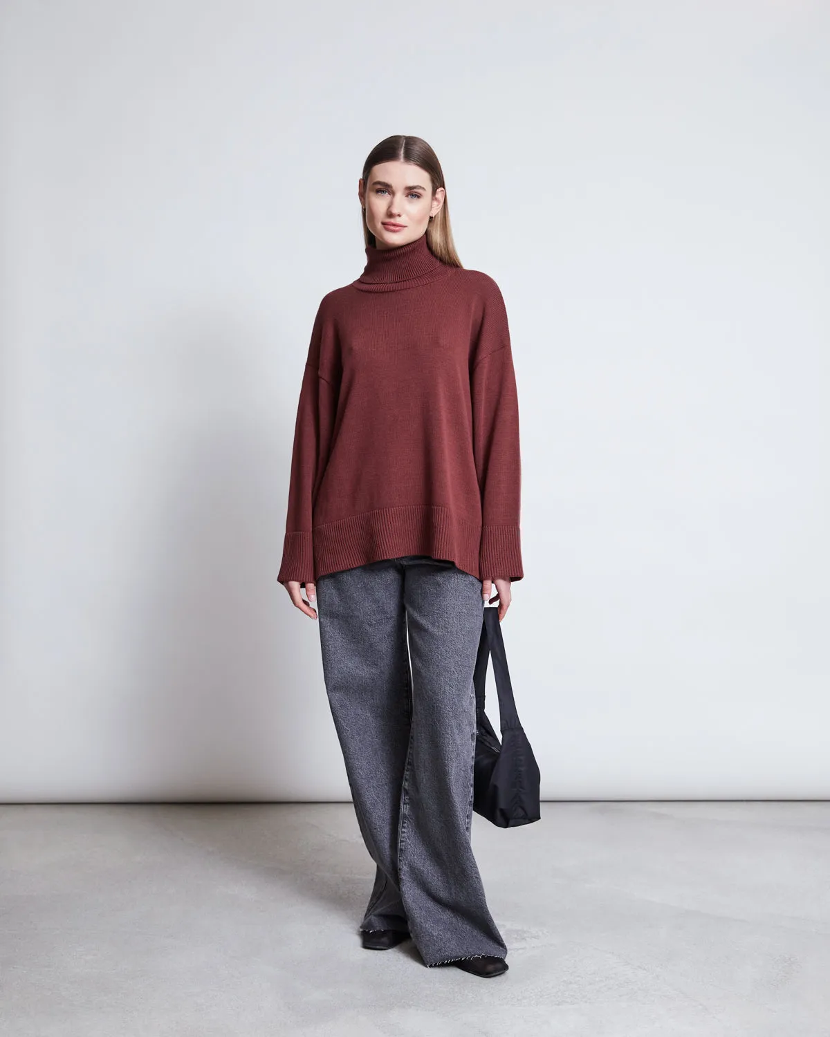 TURTLENECK MUA INTENSE RUST GOTS sold by JAN 'N JUNE product image thumbnail 3