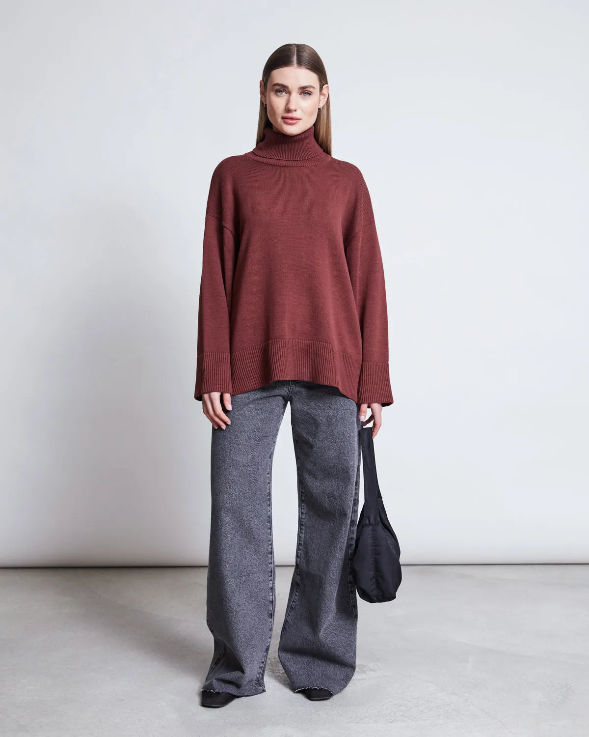 TURTLENECK MUA INTENSE RUST GOTS sold by JAN 'N JUNE product image thumbnail 2