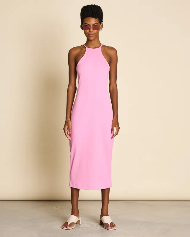 MIDI DRESS ELITA MAUVE made by JAN 'N JUNE