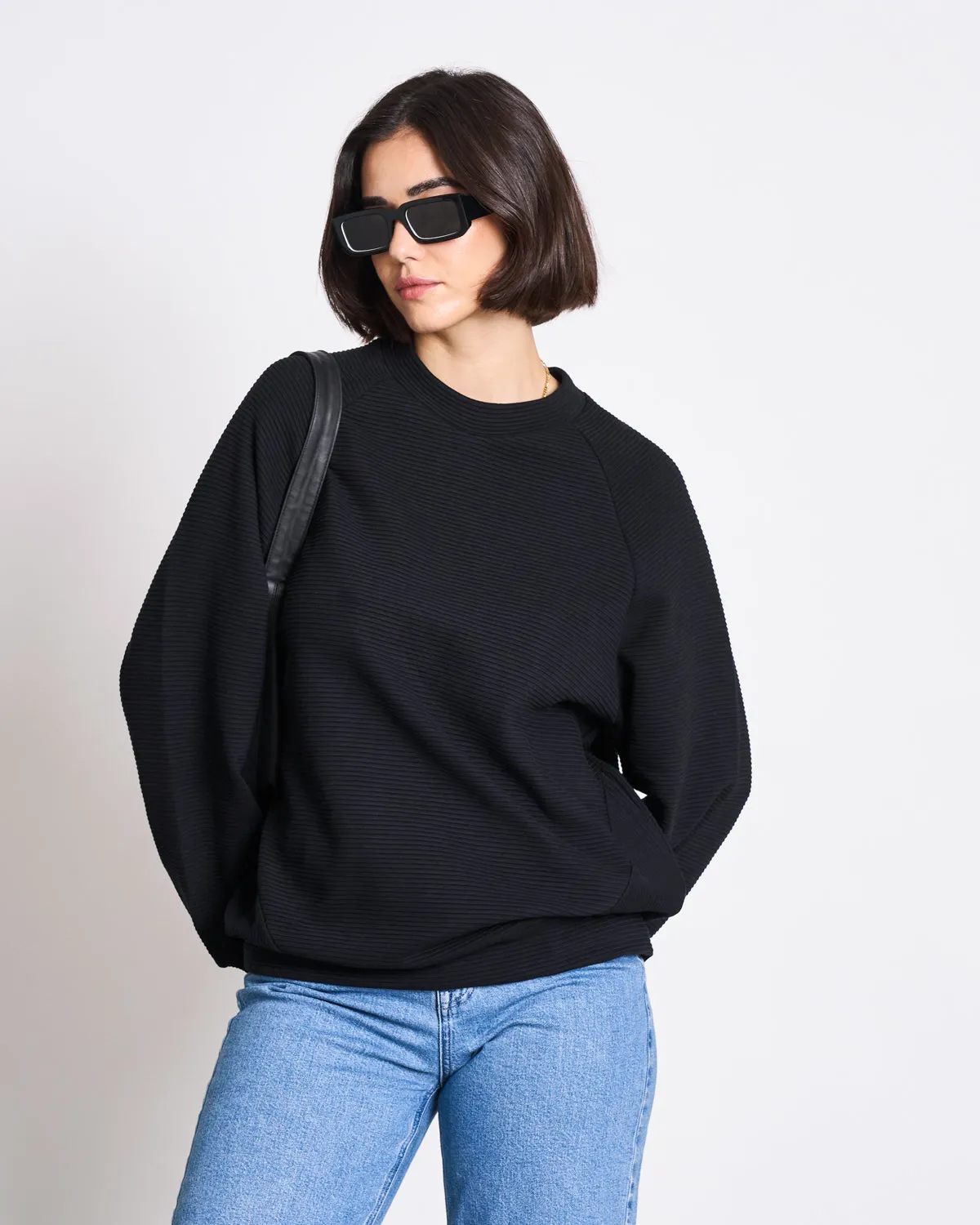 O-SWEATER TOULON RIB BLACK GOTS sold by JAN 'N JUNE product image thumbnail 2