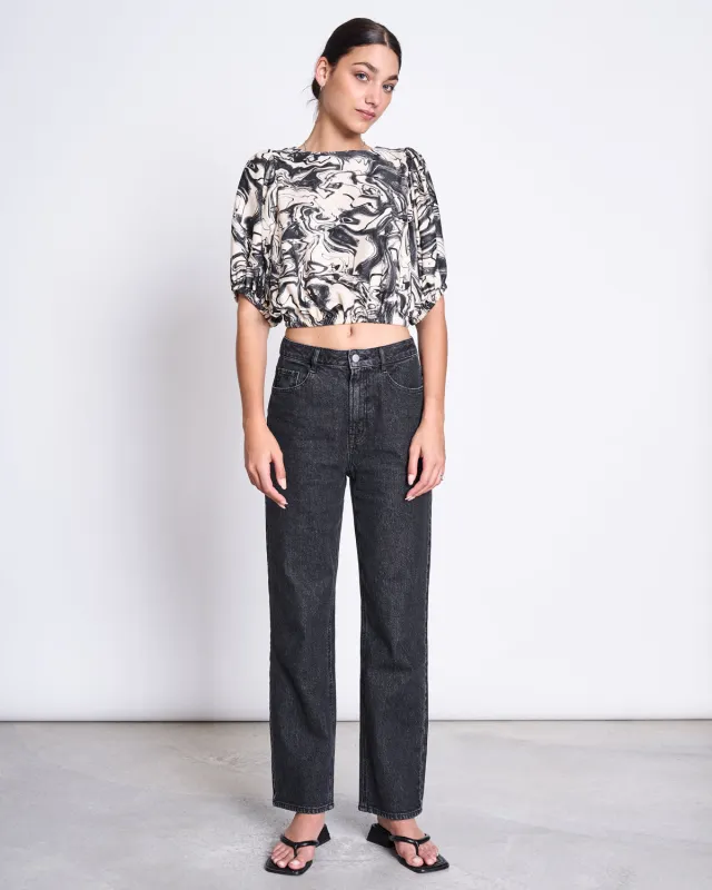 BLOUSE SKYE INK PRINT sold by JAN 'N JUNE