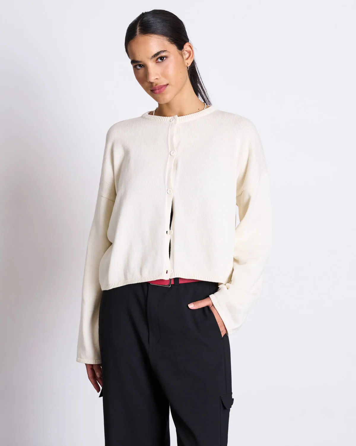 LIGHT CARDIGAN ASAS OFFWHITE GOTS sold by JAN 'N JUNE product image thumbnail 2