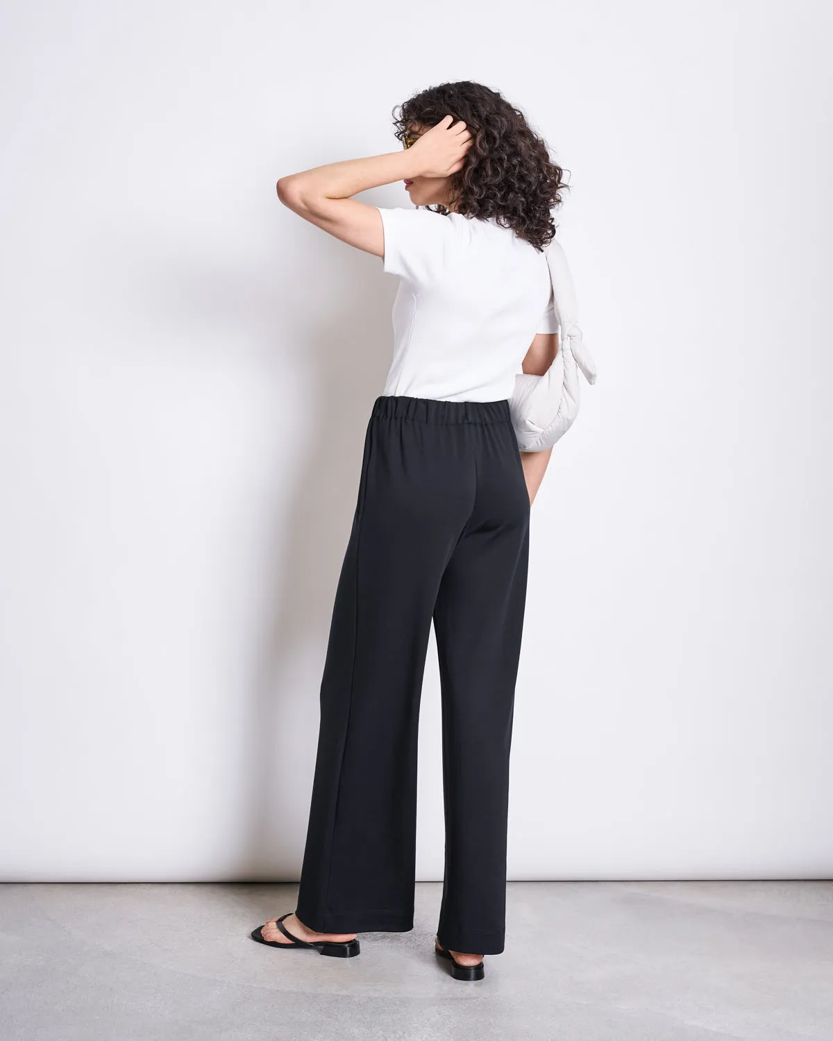 WIDE PANTS KISO BLACK sold by JAN 'N JUNE product image thumbnail 4
