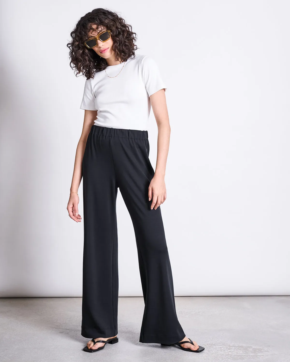 WIDE PANTS KISO BLACK sold by JAN 'N JUNE product image thumbnail 2