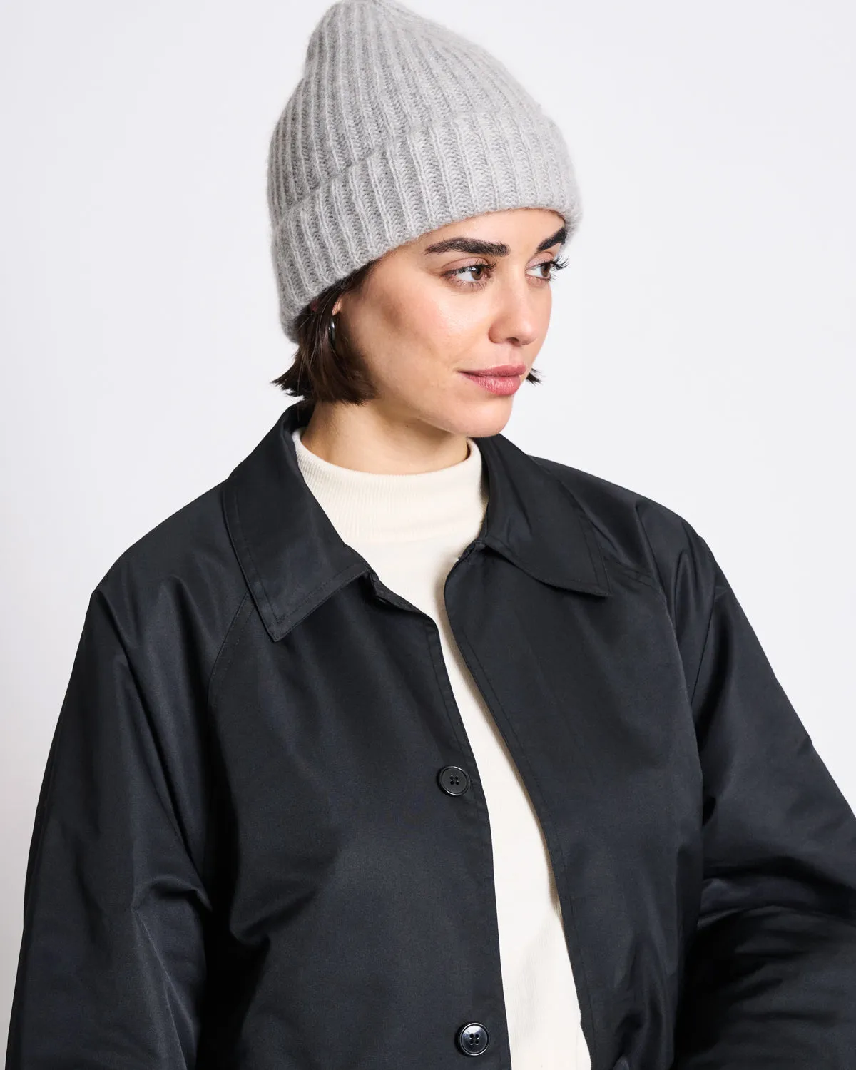 WOOLY KNIT BEANIE BJON LIGHT GREY sold by JAN 'N JUNE product image thumbnail 2