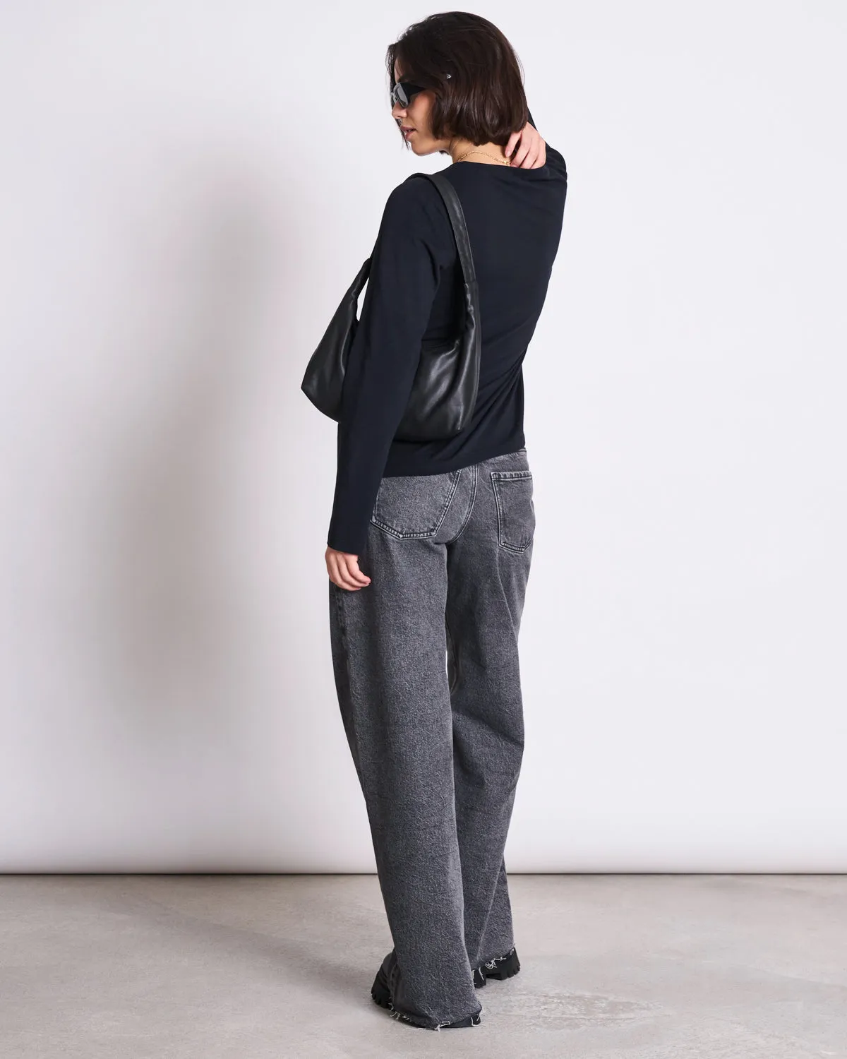 BRUSHED LONGSLEEVE BOY BLACK GOTS sold by JAN 'N JUNE product image thumbnail 4