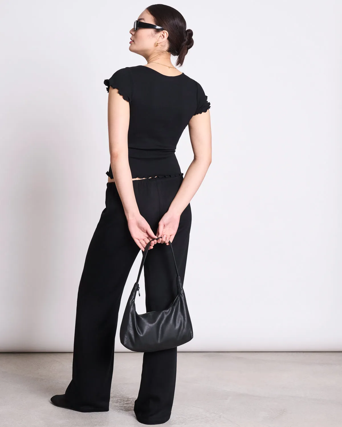 MINIRIB T-SHIRT REN BLACK GOTS sold by JAN 'N JUNE product image thumbnail 4