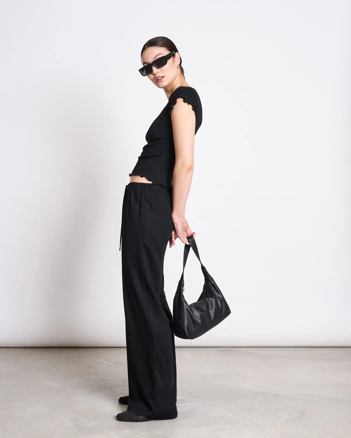 MINIRIB T-SHIRT REN BLACK GOTS sold by JAN 'N JUNE product image thumbnail 2