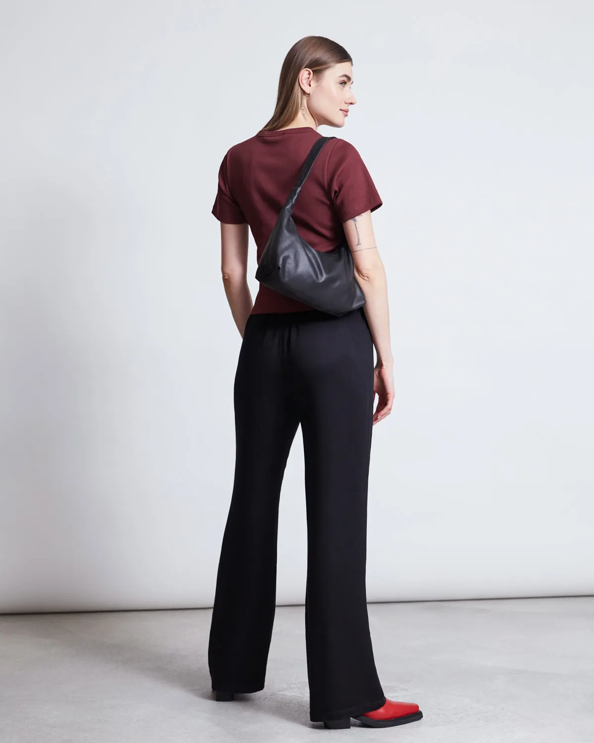 RIB T-SHIRT NILE INTENSE RUST GOTS sold by JAN 'N JUNE product image thumbnail 4