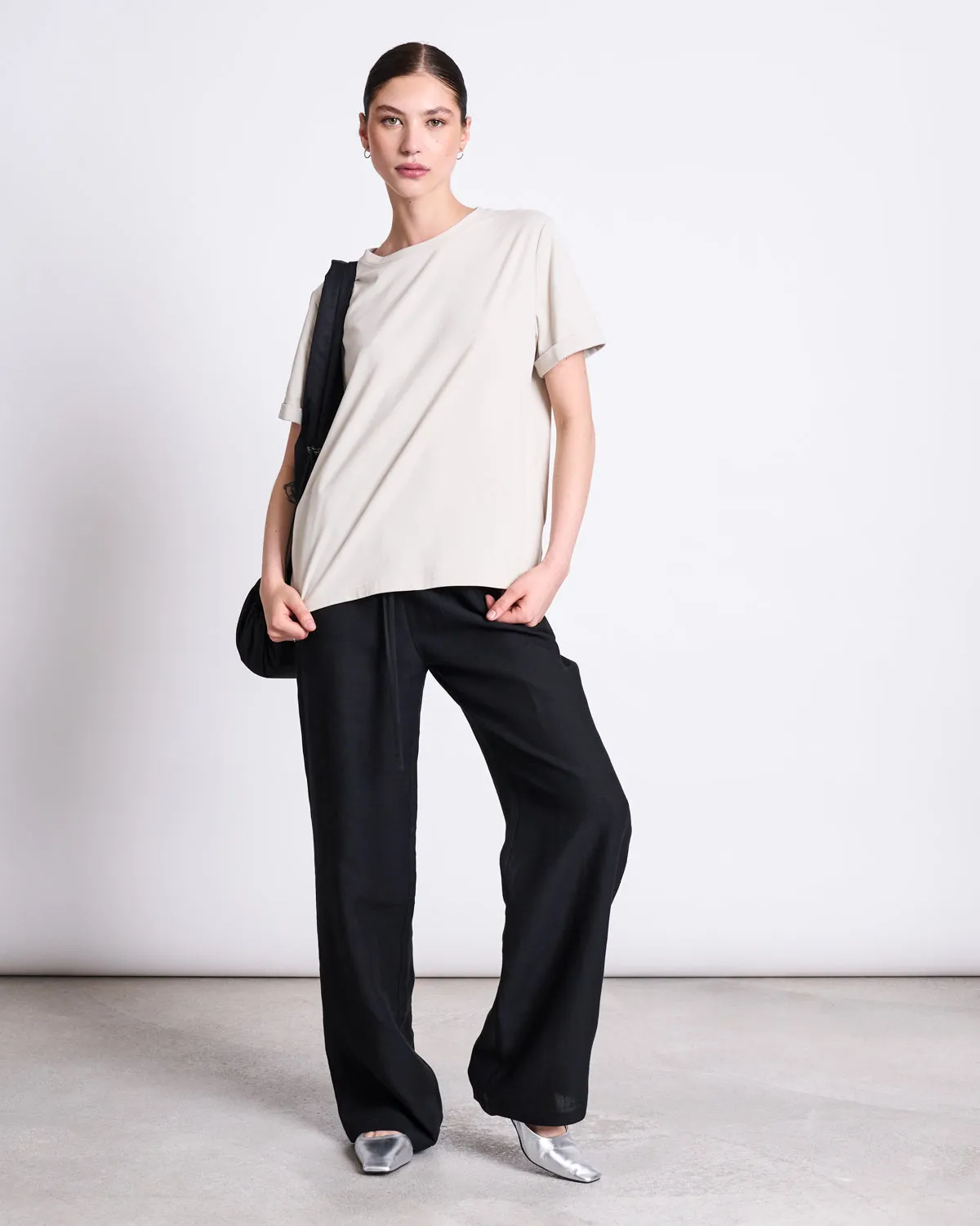 BRUSHED T-SHIRT BOY IVORY GOTS sold by JAN 'N JUNE product image thumbnail 2