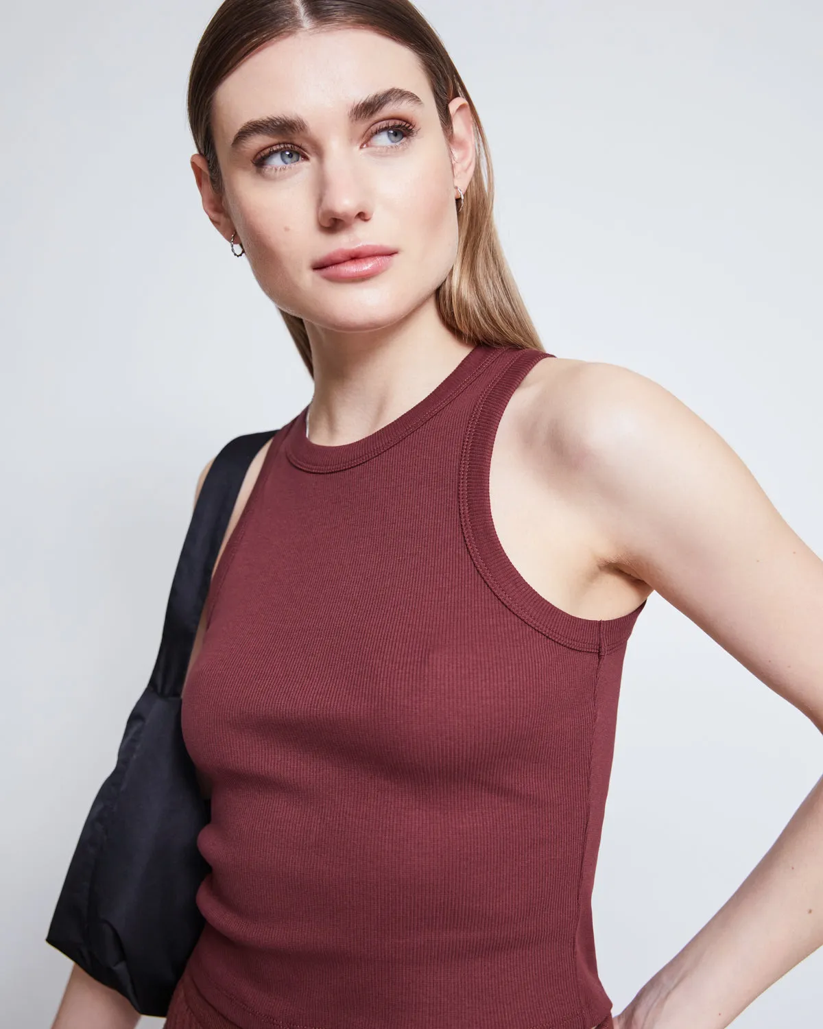 ORGANIC COTTON TANK TOP PORTO INTENSE RUST GOTS sold by JAN 'N JUNE product image thumbnail 2