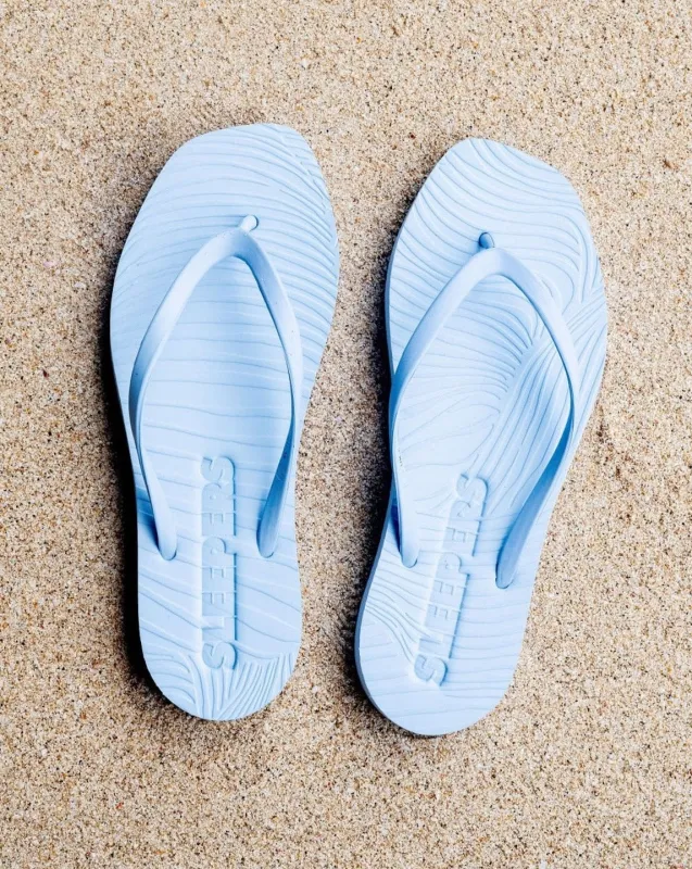 SLEEPERS TAPERED FLIP FLOPS ANGEL BLUE sold by JAN 'N JUNE