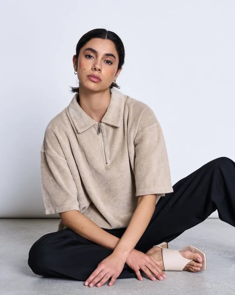 T-SHIRT FLOR ALMOND sold by JAN 'N JUNE