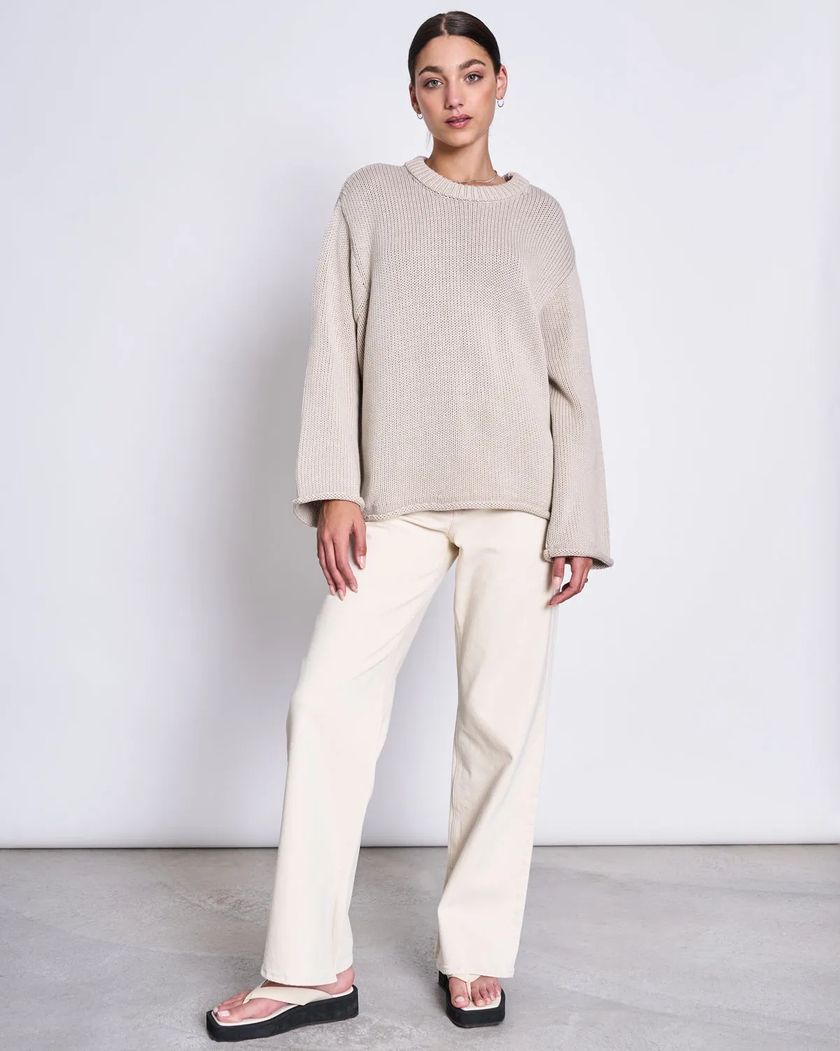 JUMPER SONA IVORY GOTS sold by JAN 'N JUNE