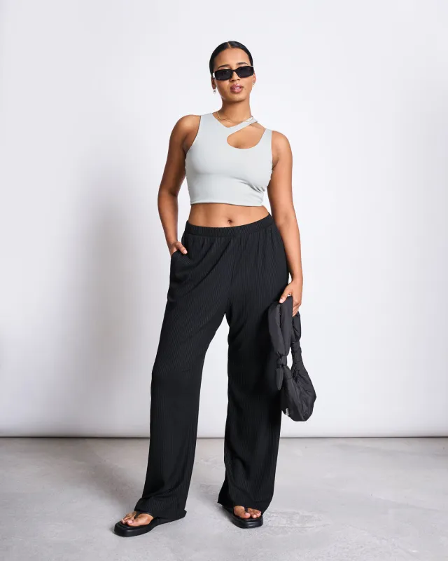 CUT OUT TOP POLLA GLACIAL GREEN sold by JAN 'N JUNE