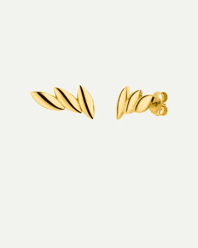 DEAR DARLING BERLIN VITTORIA EARRINGS GOLD made by JAN 'N JUNE