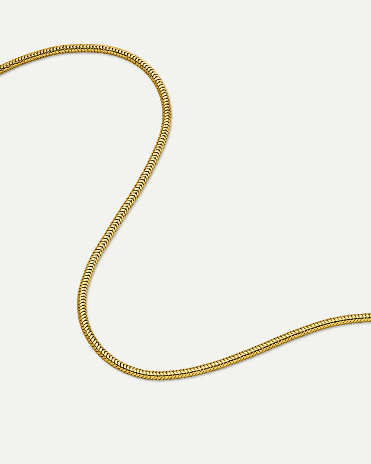 DEAR DARLING BERLIN DELICATE SHORT SNAKE NECKLACE GOLD sold by JAN 'N JUNE product image thumbnail 3