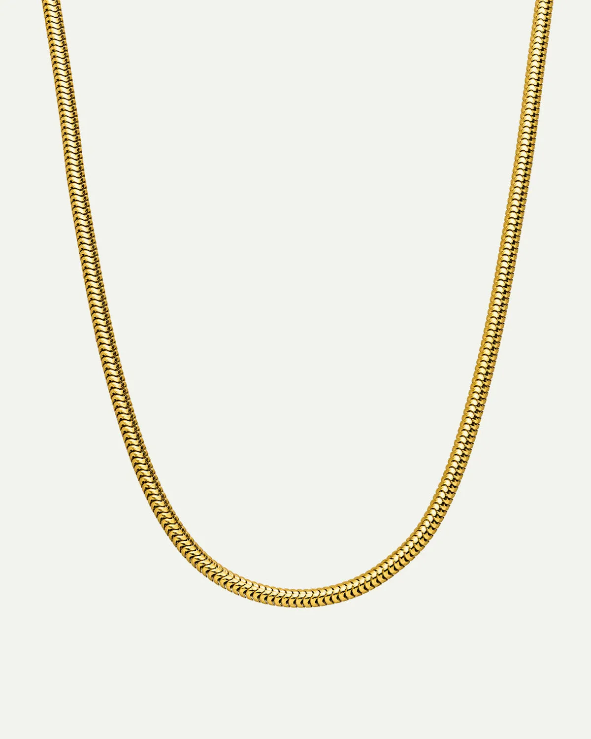 DEAR DARLING BERLIN DELICATE SHORT SNAKE NECKLACE GOLD sold by JAN 'N JUNE product image thumbnail 2
