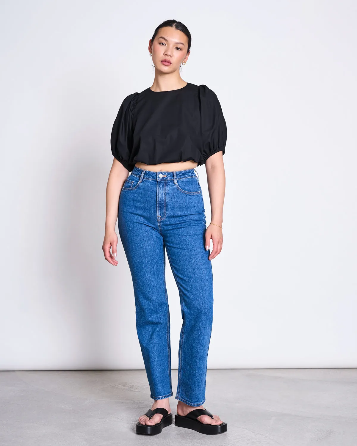 BLOUSE LAIDE BLACK sold by JAN 'N JUNE