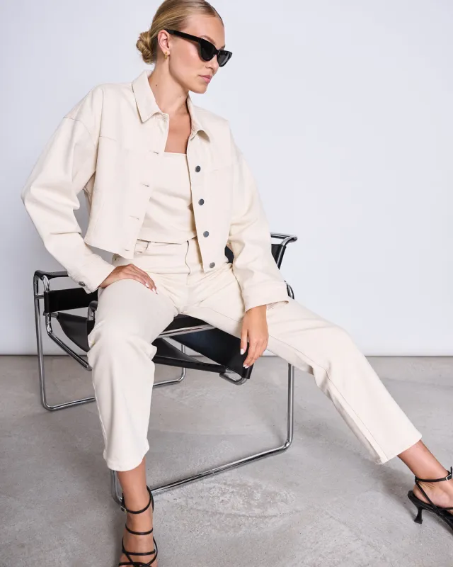 DENIM JACKET ARIA ECRU sold by JAN 'N JUNE