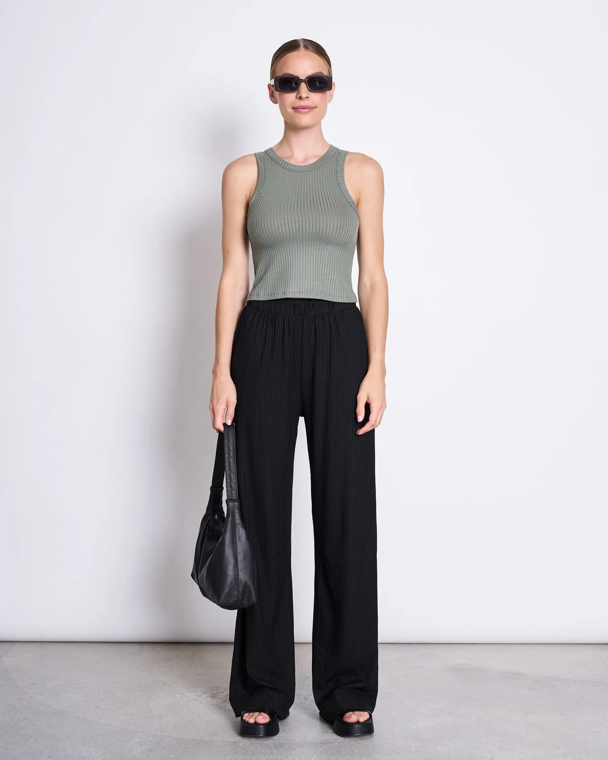 TENCEL™ LYOCELL RIB TANK TOP PORTO SEA SPRAY sold by JAN 'N JUNE product image thumbnail 3