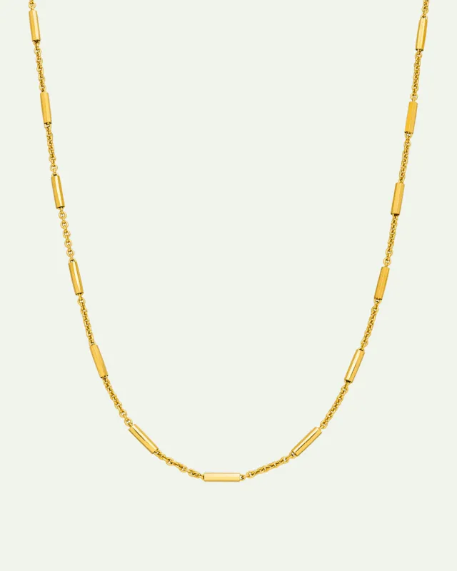 DEAR DARLING BERLIN DELICATE NECKLACE WITH FINE BARS GOLD sold by JAN 'N JUNE