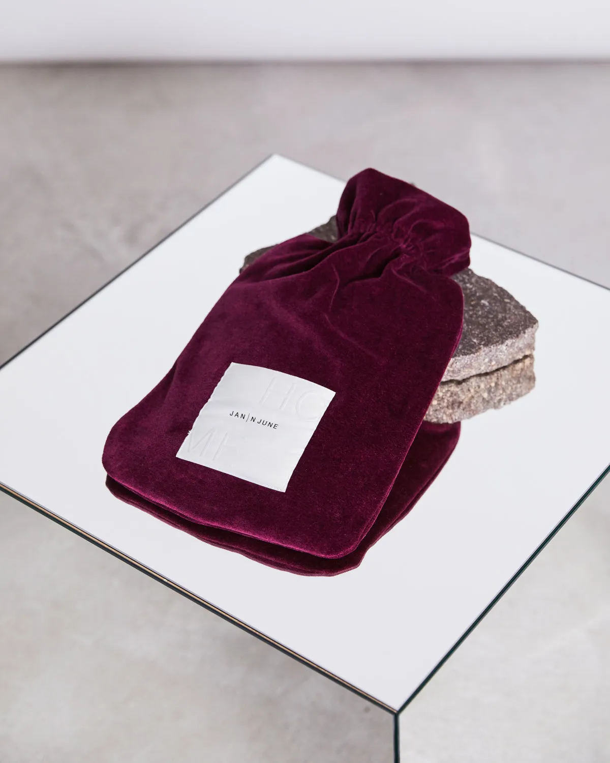 HOT WATER BOTTLE COVER NICKI BORDEAUX sold by JAN 'N JUNE