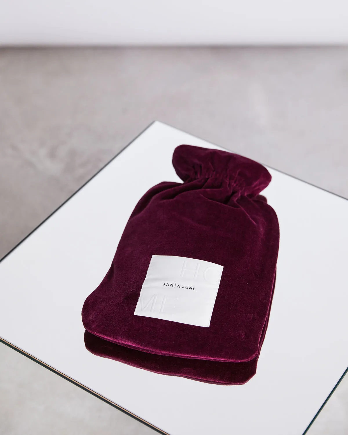 HOT WATER BOTTLE COVER NICKI BORDEAUX sold by JAN 'N JUNE product image thumbnail 3