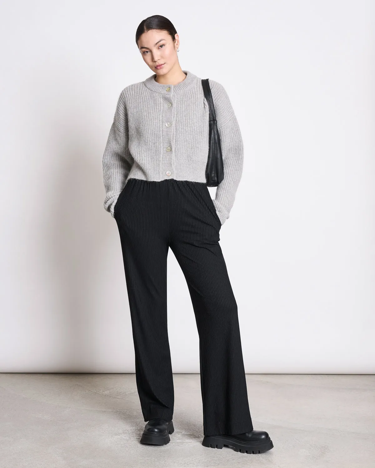 WOOLY CARDIGAN BENI LIGHT GREY sold by JAN 'N JUNE product image thumbnail 2